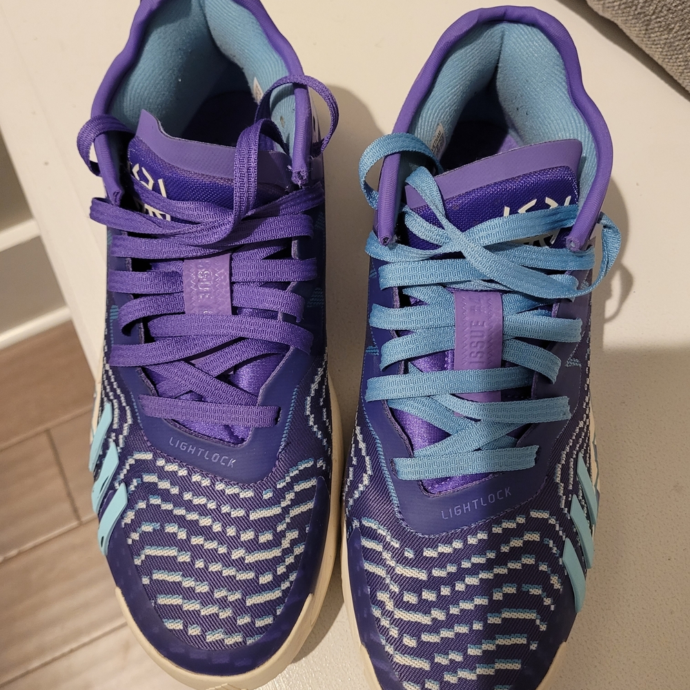 Don Mitchell Purple and Light Blue